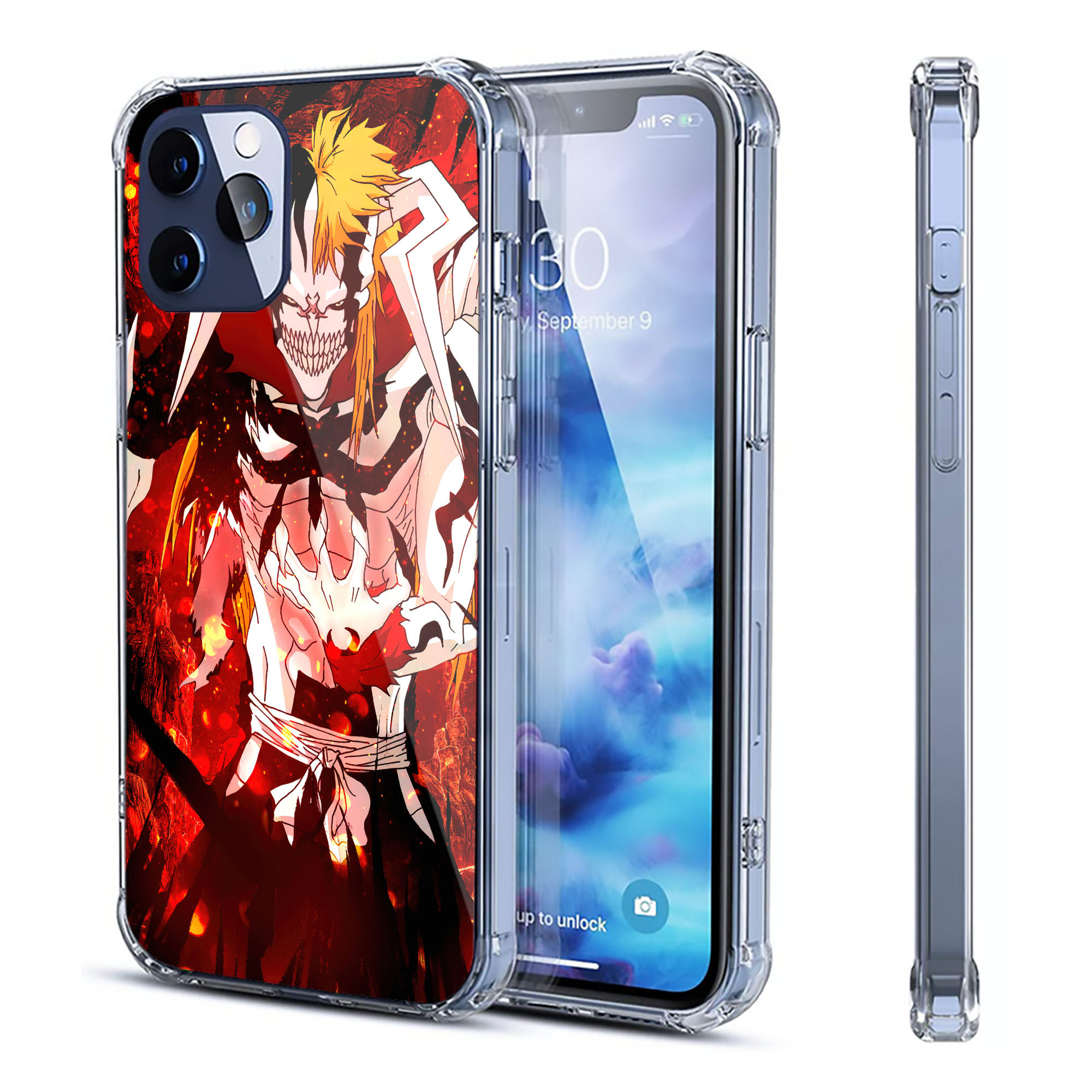 （画像用） ブリーチ BLEACH 【iPhone 12シリーズ対応】透明スマホケース（クリアソフトケース）